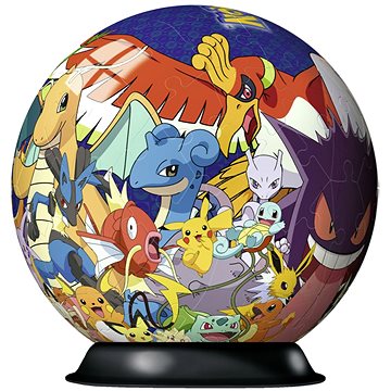 E-shop Ravensburger 3D 117857 Pokémon-Ball 72 Puzzleteile