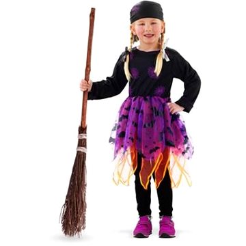Dětský Kostým Čarodějnice 3-5 let - Halloween - vel.S - (98 - 116 cm)