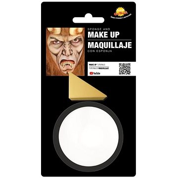 Bílý Make-Up s Houbou - Halloween - 9 g