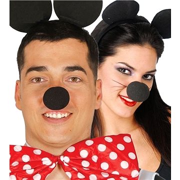 Černý Pěnový Nos - Mickey Mouse - 5 cm