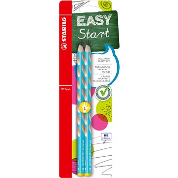 E-shop STABILO EASYgraph L HB Bleistift Blau - 2 Stück im Blister