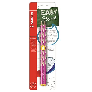 E-shop STABILO EASYgraph SL Bleistift HB Pink - 2 Stück Blister