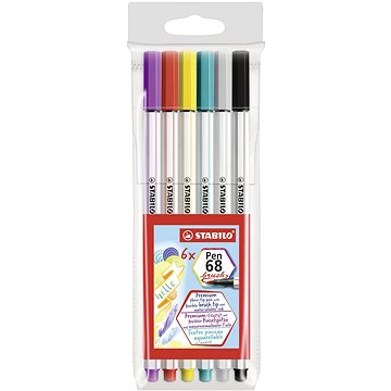 E-shop STABILO Pen 68 Stift Etui 6 Farben
