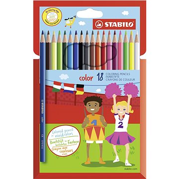 E-shop STABILO Color 18 Stück in Pappverpackung + Neonfarben