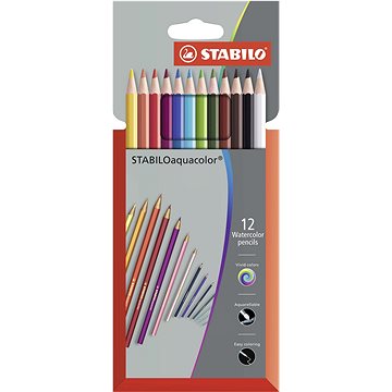 STABILOaquacolor kartonové pouzdro Premium 12 barev