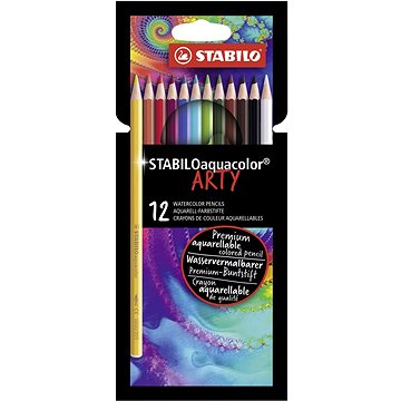 E-shop STABILO Aquacolor „ARTY“ 12 Stück in Pappverpackung