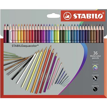 STABILOaquacolor kartonové pouzdro Premium 36 barev