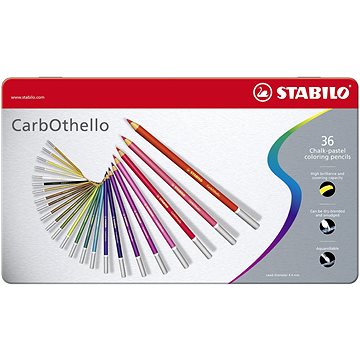 STABILO CarbOthello kovové pouzdro 36 barev