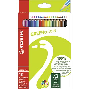E-shop STABILO GREENcolors 18 Stück Packung
