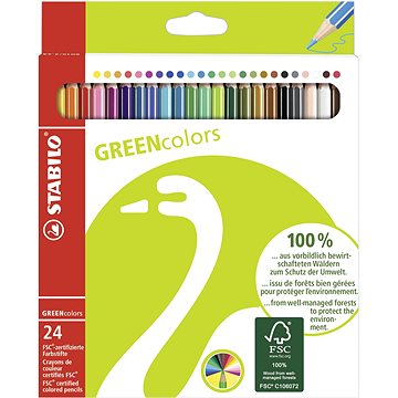 E-shop STABILO GREENcolors 24 Stück Packung