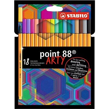 STABILO Point 88 ARTY 18 barev