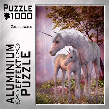 Metalické puzzle Kouzelný les 1000 dílků
