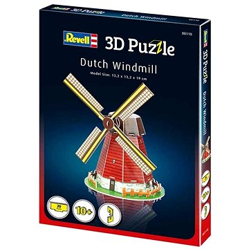 3D Puzzle Revell 00110 - Dutch Windmill