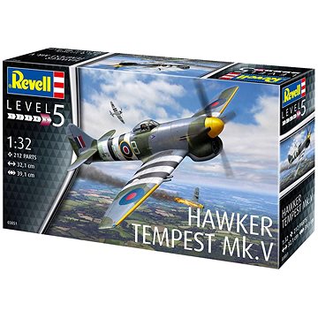 Plastic ModelKit letadlo 03851 - Hawker Tempest V