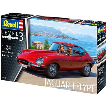 Plastic ModelKit auto 07668 - Jaguar E-Type (Coupé)