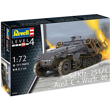 Plastic ModelKit military 03324 - Sd.Kfz. 251/1 Ausf. C + Wurfr. 40