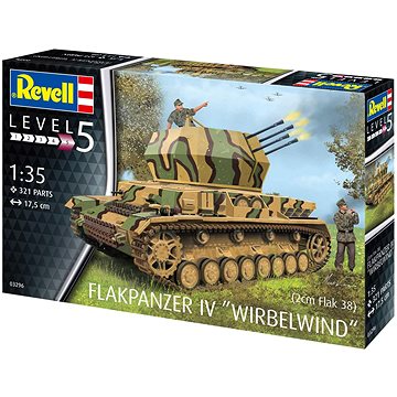 Plastic ModelKit military 03296 - Flakpanzer IV Wirbelwind