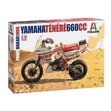 Model Kit motorka 4642 - Yamaha Tenere 660 cc Paris Dakar 1986