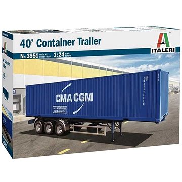 Model Kit truck 3951 - 40’ Container Trailer