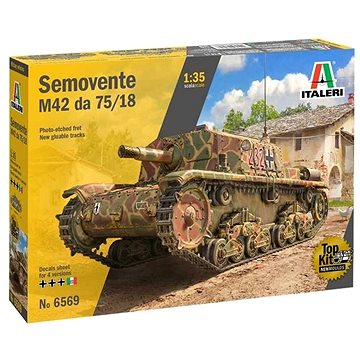 Model Kit military 6569 - Semovente M42 da 75/18