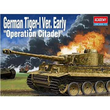 Model Kit tank 13509 - German Tiger-I Ver. EARLY 