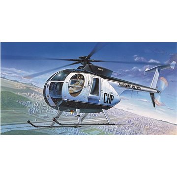 Model Kit vrtulník 12249 - HUGHES 500D POLICE HELICOPTER