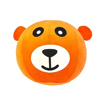 7 MÍČŮ Sedací míč oranžový medvěd - potah + míč 45 cm