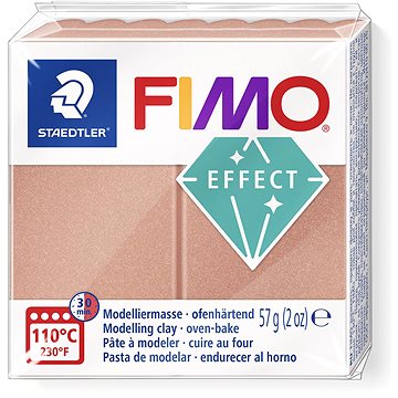 FIMO efekt růžovozlatá perleťová 57g