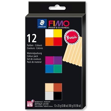 E-shop FIMO Profi-Set mit 12 Farben 25 g BASIC