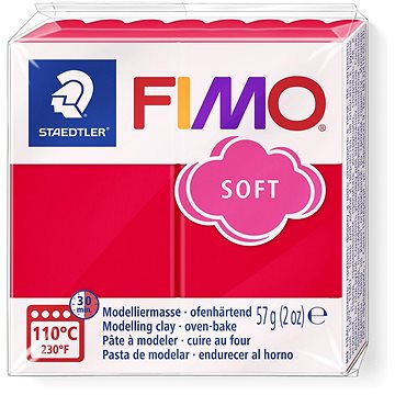 FIMO soft 8020 56g červená