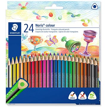 E-shop STAEDTLER "Noris Colour" Buntstifte, 24 Farben, dreieckig