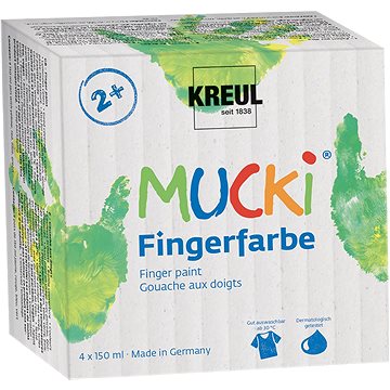 E-shop KreulL "Mucki" Fingermalset, 4 Farben