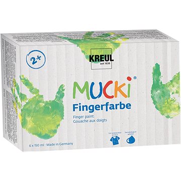 E-shop KreulL "Mucki" Fingermalset, 6 Farben