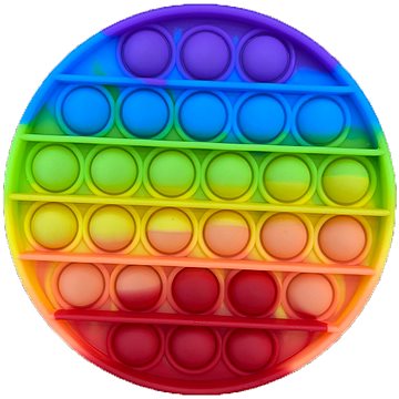 E-shop Pop it - rund - regenbogenfarben