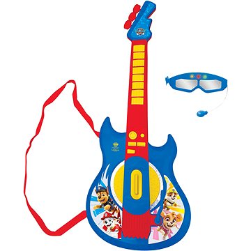 Lexibook Tlapková patrola Elektronická svítící kytara s mikrofonem ve tvaru brýlí