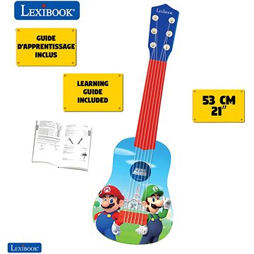 E-shop Lexibook Super Mario Meine erste Gitarre - 21"