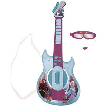 Lexibook Frozen Elektronická světelná kytara s mikrofonem ve tvaru brýlí