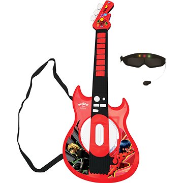 E-shop Lexibook Miraculous Elektronische Leuchtgitarre mit Mikrofon in Form einer Brille