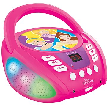 E-shop Lexibook Disney Princess Bluetooth-CD-Player mit Lichteffekten
