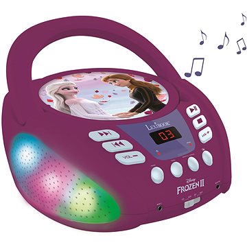 E-shop Lexibook Disney Frozen Bluetooth-CD-Player mit Lichteffekten