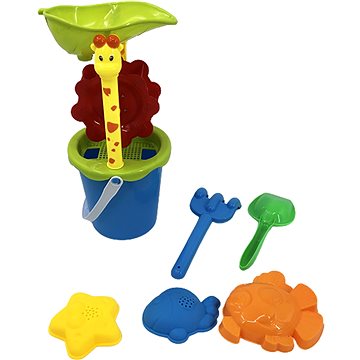 E-shop Spielzeugset für den Sandkasten mit Wasserrad - 7-teilig