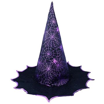 Klobouk čarodějnice - čaroděj - fialový - dospělý - halloween