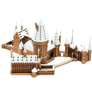 Metal Earth 3D puzzle Harry Potter: Zasněžený Bradavický hrad (ICONX)