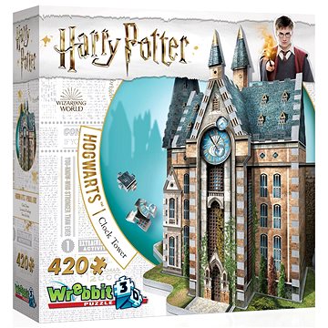 Wrebbit 3D puzzle Harry Potter: Bradavice, Hodinová věž 420 dílků