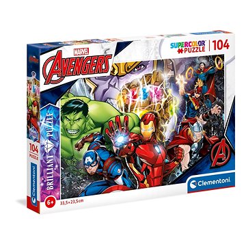 Clementoni Briliant puzzle Marvel: Avengers 104 dílků