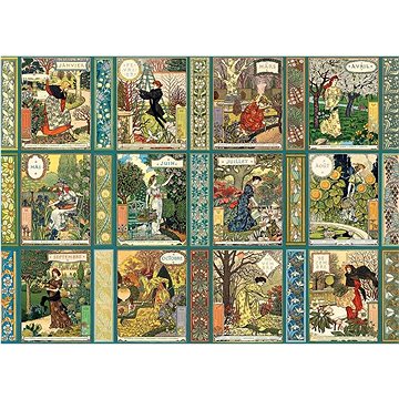 Cobble Hill Puzzle Jardiniere: Zahradnický kalendář 1000 dílků