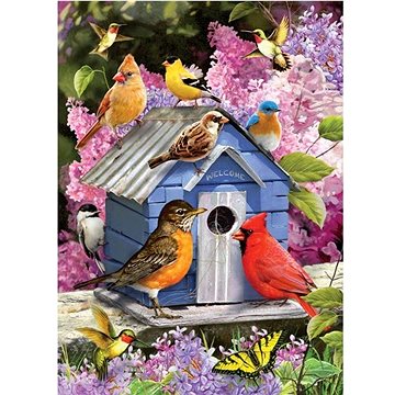 Cobble Hill Puzzle Ptačí budka na jaře 1000 dílků