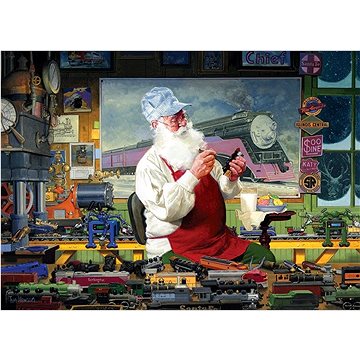 Cobble Hill Puzzle Santovo hobby 1000 dílků