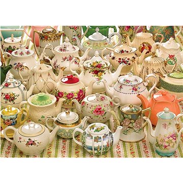 Cobble Hill Puzzle Sbírka čajových konviček 1000 dílků