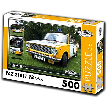 Retro-auta Puzzle č. 2 VAZ 21011 VB (1979) 500 dílků